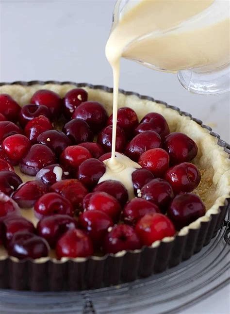 Easiest EVER Cherry Tart | Recipe | Tart cherries recipes, Fruit tart recipe, Fruit tart recipe easy