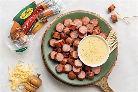 Smoked Sausage-and-Beer Cheese Dip | Eckrich