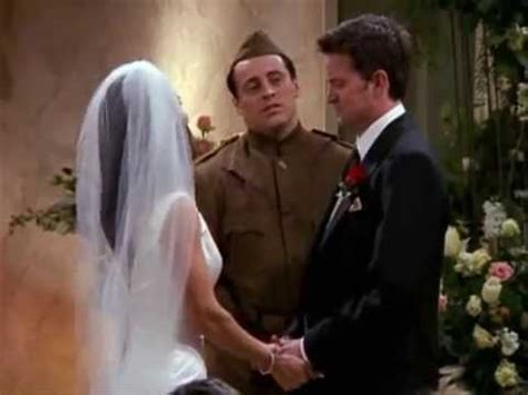 FRIENDS - Monica and Chandler's Wedding Ceremony - YouTube