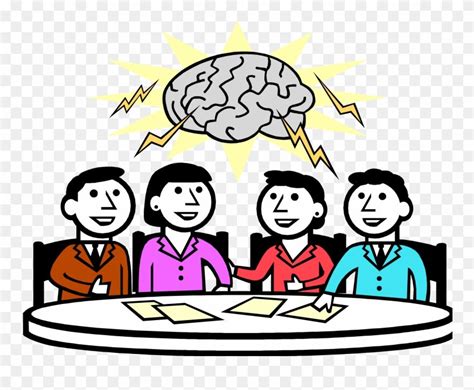 Brainstorming - Group Brainstorm Clip Art - Png Download (#170899) is a creative clipart ...