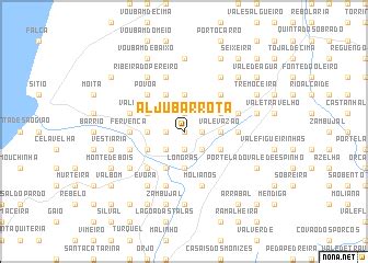 Aljubarrota (Portugal) map - nona.net