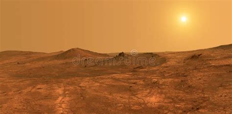 Planet Mars - Elements of this Image Furnished by NASA Stock Image - Image of panoramic ...