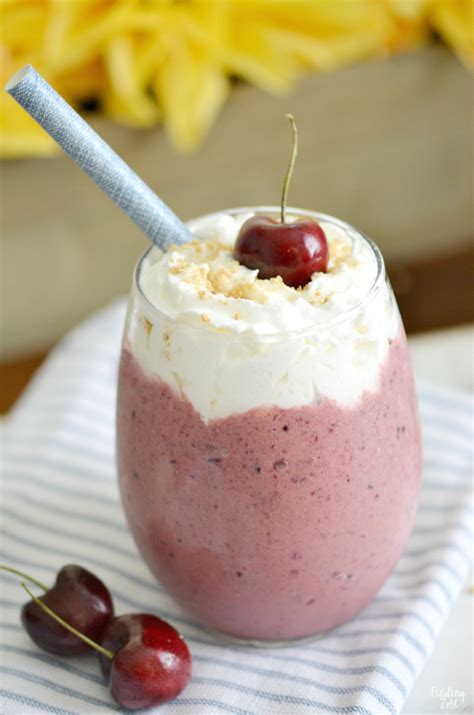 Cherry Smoothie Recipe that Tastes like Cherry Pie! - Finding Zest