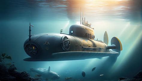 Premium Photo | Modern war submarine