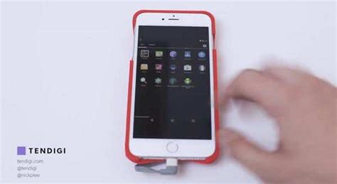 This 3D Printed Phone Case Lets An iPhone Run On Android