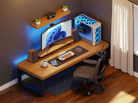 3D Desk Setup by M Wildan Cahya Syarief for Indev on Dribbble