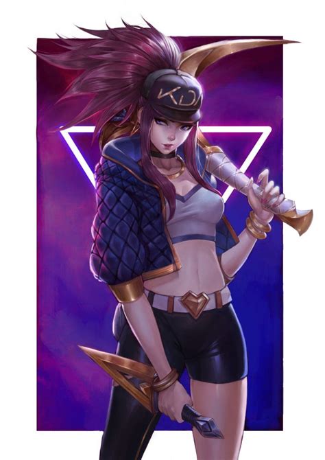 Fan Art K/DA Akali by https://www.deviantart.com/junichirosama on ...