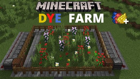 Minecraft Dye Farm| Minecraft Tutorial| World Of Games - YouTube