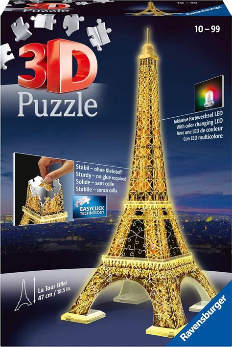 Los 10 Mejores Puzzles 3d Torres Eiffel | (2021)