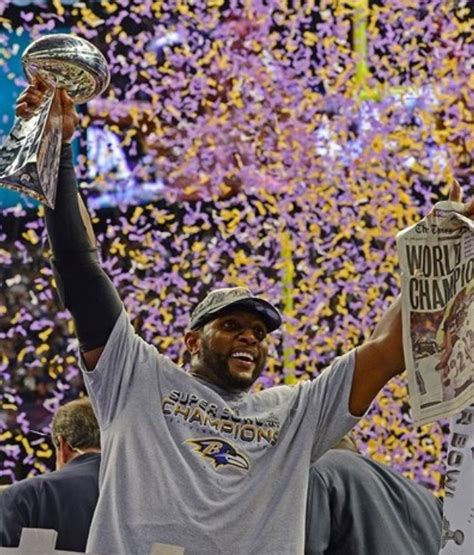 Ray Lewis loves the CONFETTI! WORLD CHAMPIONS - Super Bowl 47 in NOLA ...