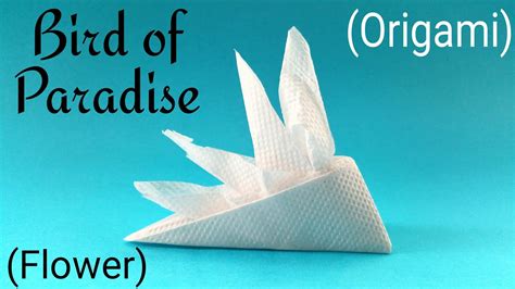 Origami ideas: Origami Bird Of Paradise Flower Instructions