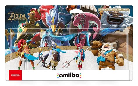 Amazon.com: The Champions Amiibo - The Legend of Zelda: Breath of the Wild Collection (Nintendo ...