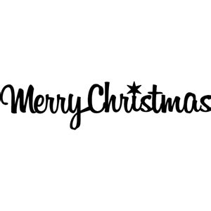 Silhouette Design Store - View Design #5347: merry christmas title