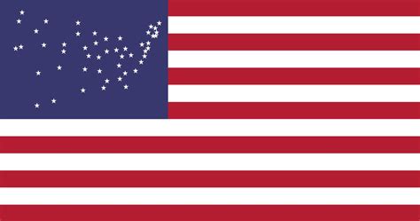 Flag of the United States but the 50 stars represent the 50 State Capitals : r/vexillology