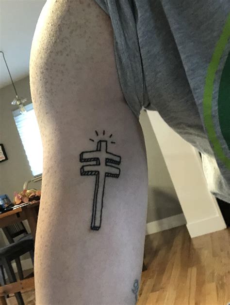 Double-Cross Tattoo : r/FrightenedRabbit