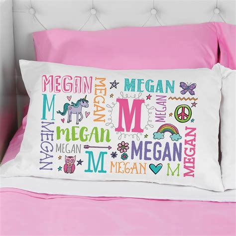 My Name Personalized Pastel Pillowcase - Walmart.com