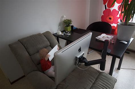 Home Office – relaxing mode | Featuring 27" iMac, Ikea desk,… | Flickr