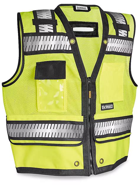 Class 2 DeWalt® Managers' Hi-Vis Safety Vest - XL S-24709-X - Uline