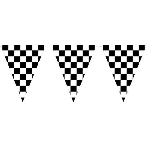 Checkered Flag Banner Clip Art