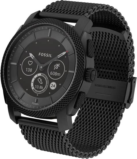 Amazon.com: Fossil Reloj inteligente híbrido Machine Gen 6 con Alexa ...