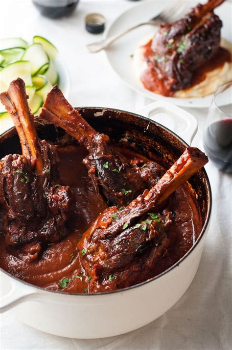 Slow Cooked Lamb Shanks with Red Wine Sauce | Recipe | Stove, Gravy and Red wine sauces