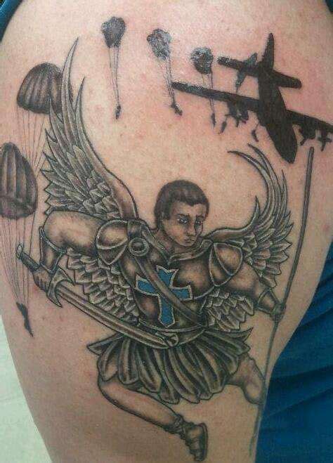 Airborne Tattoos, Marine Corps Tattoos, Army Tattoos, St Michael, Paint Job, Tatting, Tattoo ...
