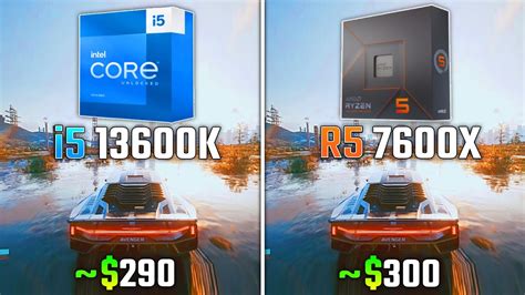 INTEL i5-13600K vs RYZEN 5 7600X | Test in 6 Games - YouTube