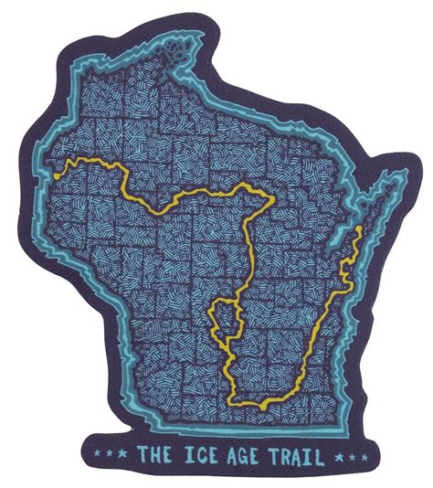 Ice Age Trail - Trail Map Magnet