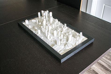 LOS ANGELES CALIFORNIA 3d-printed Map 10x18 Wall-hangable Eco-designed City Decor by Minicity3d ...