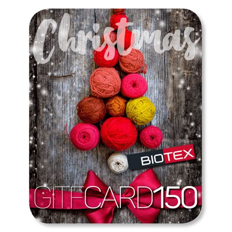 Biotex Merry XMas Gift Card da 150€.