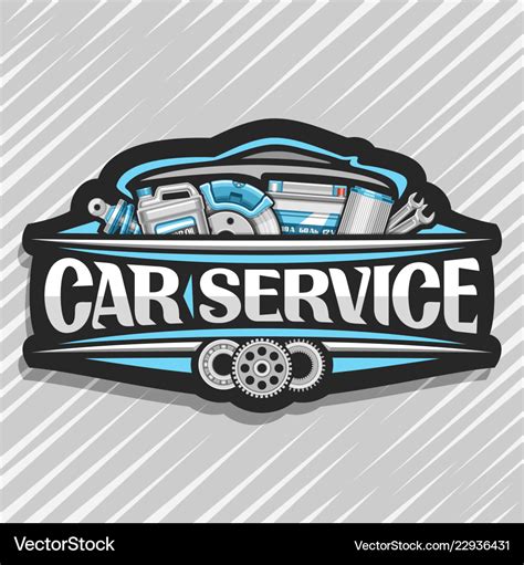 Logo for car service Royalty Free Vector Image