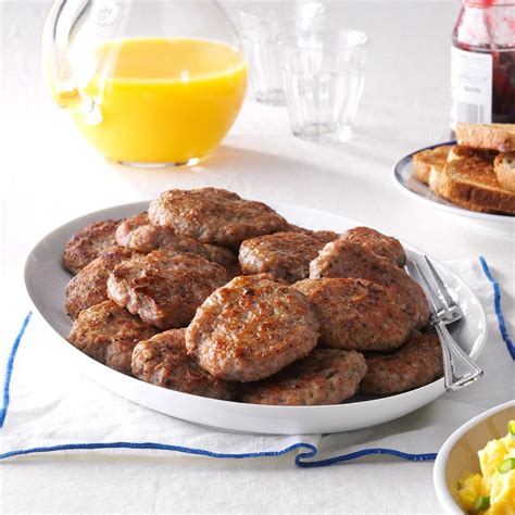 Homemade Breakfast Sausage Patties Recipe | Taste of Home