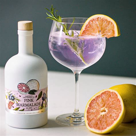 Natural Botanical Colour Changing Gin By Pink Marmalade Gin | notonthehighstreet.com