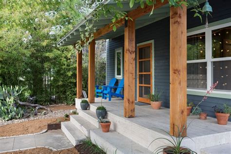 Cedar Porch Columns Style — Extravagant Porch and Landscape Ideas | Front porch decorating ...