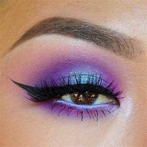 Purple eye makeup #eyes #eye #makeup #bold #bright #dramatic | Purple ...