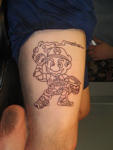 Awesome Super Mario Bros Tattoos