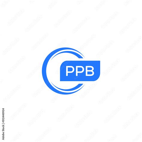 PPB letter design for logo and icon.PPB typography for technology ...