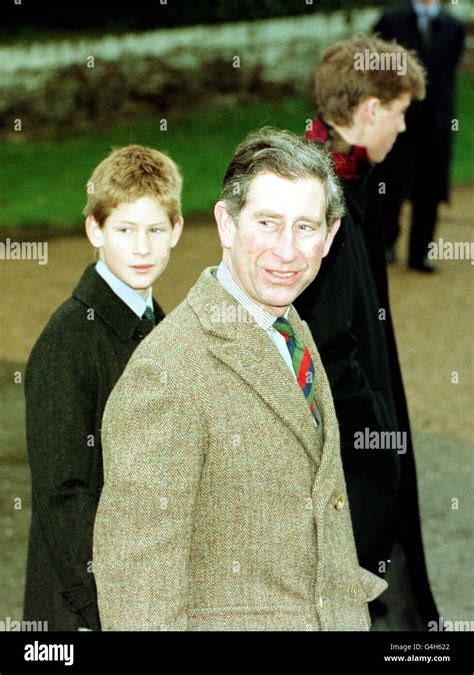 Prince Charles with his sons Stock Photo - Alamy