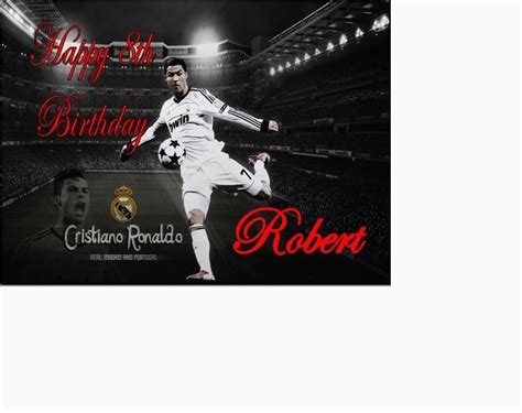 Cristiano Ronaldo Happy Birthday Card | BirthdayBuzz