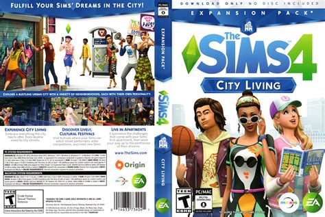 The Sims 4 City Living: Full Box Art | SimsVIP