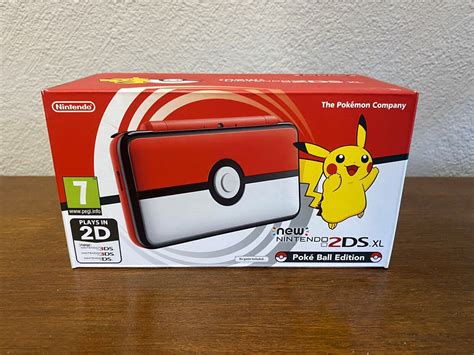 Nintendo 2DS XL Pokemon Pokeball Edition Handheld Console - Red Brand New 45496504687 | eBay