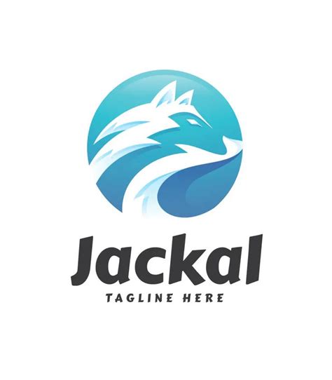 Jackal - Logo Template AI, Vector EPS | Logo templates, Templates ...