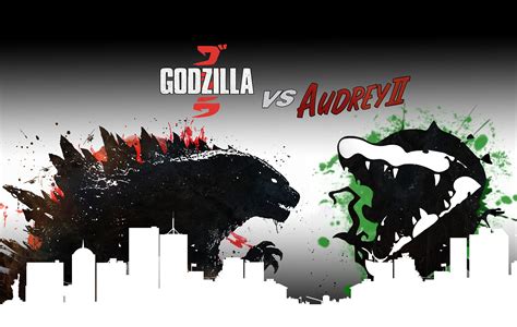 Godzilla vs Audrey II by Fortunia on DeviantArt