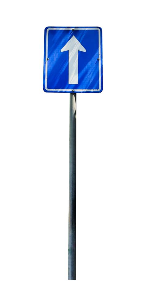 straight arrow road sign board isolated 25254270 PNG