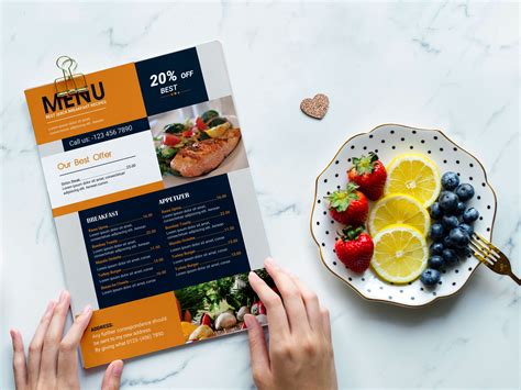 New Pasta House Menu PSD Template - 99Effects