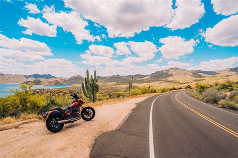 Scenic Motorcycle Rides Within an Hour of Phoenix Arizona