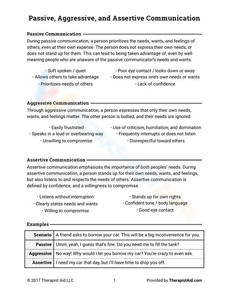 Free Interactive & Printable Communication Skills Worksheets