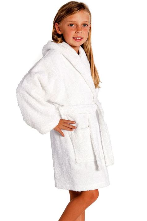 Kids Robes :: Terry Kids Robes :: 100% Turkish Cotton White Hooded ...