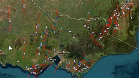 Map of Victorian fault lines: How earthquakes deliver gold | The Cairns ...