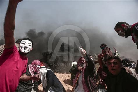 Protests at Gaza-Israel border - Anadolu Ajansı